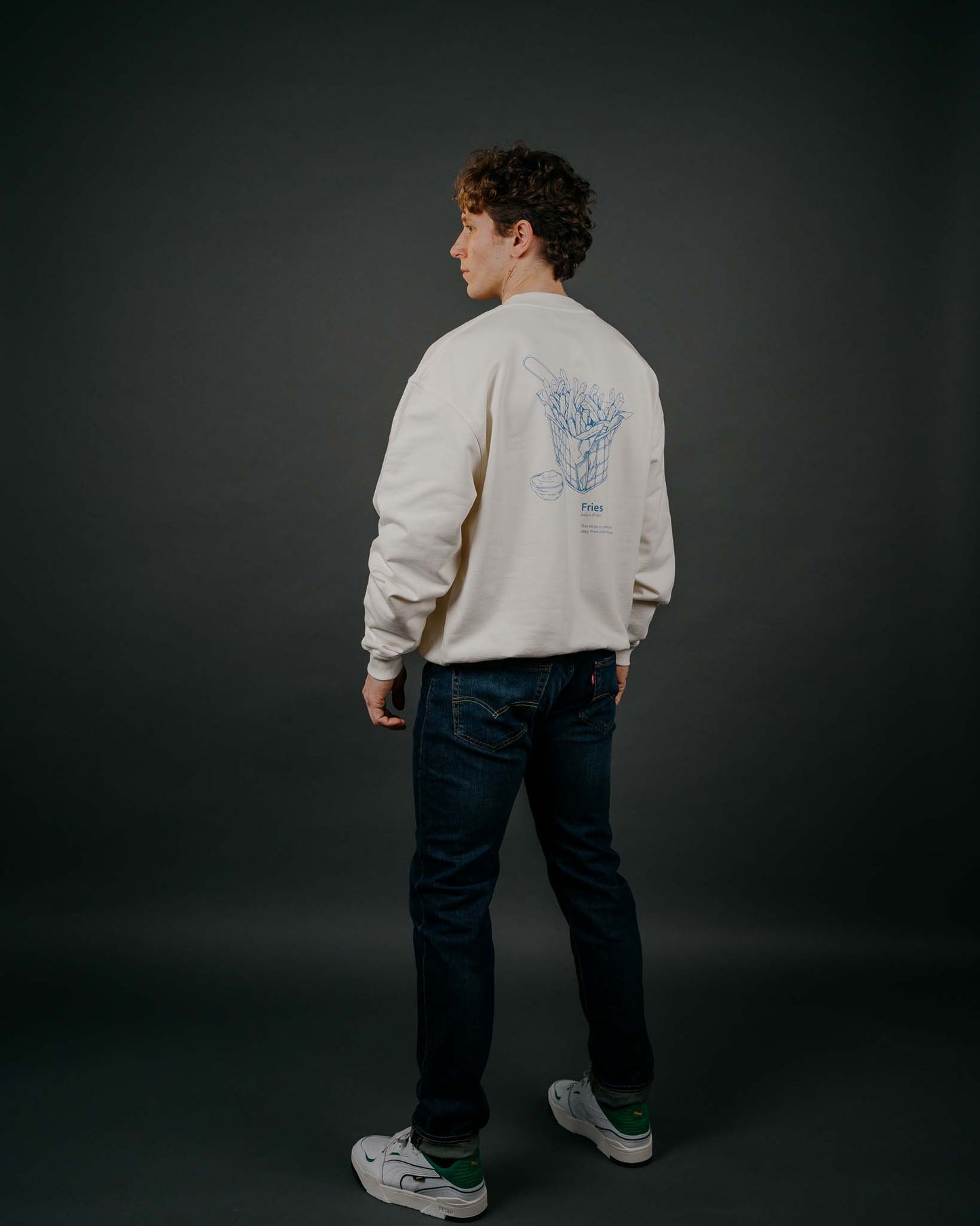 BITES by ELERO FRIES SWEATER