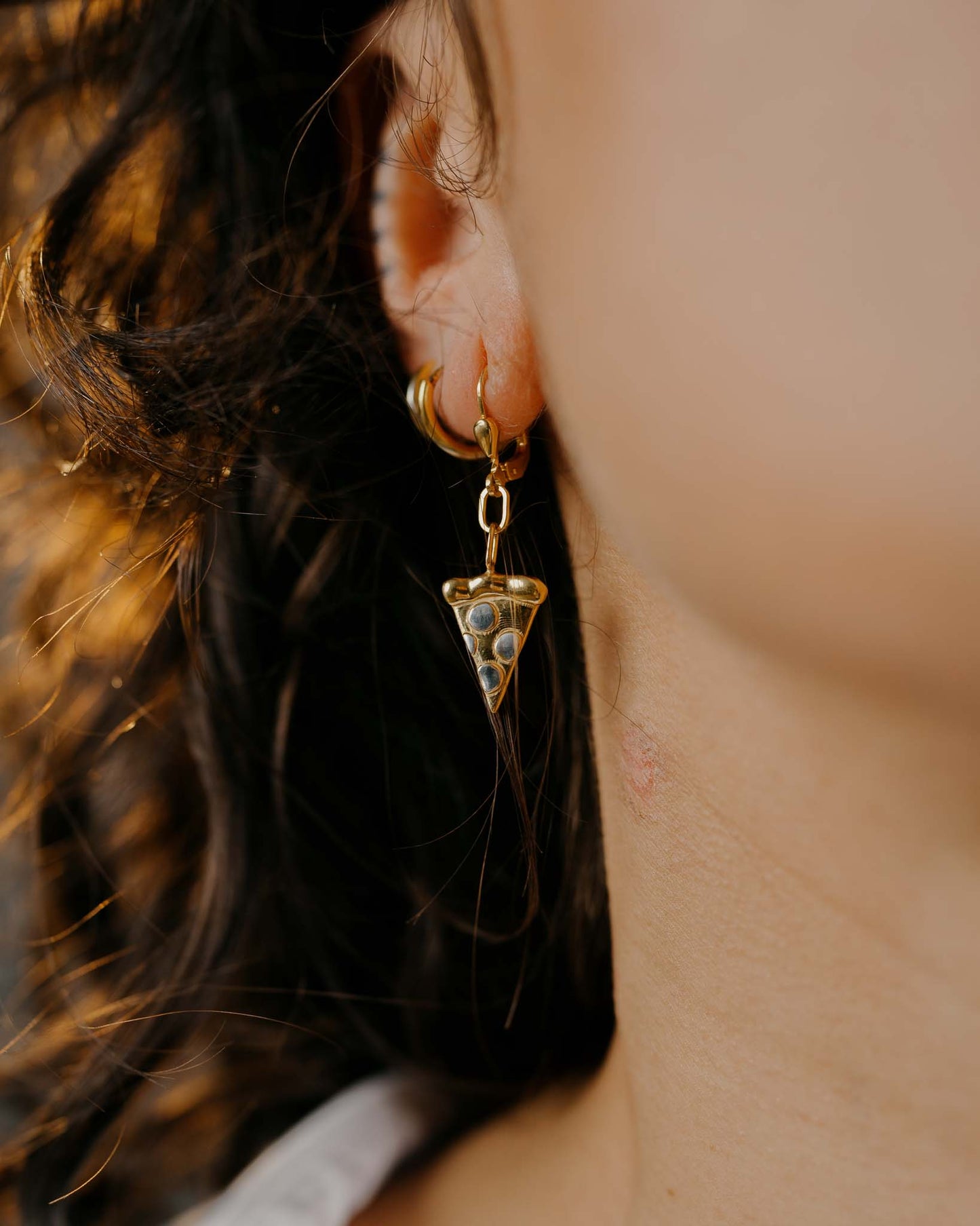 PIZZA EARRING BITES by ELERO